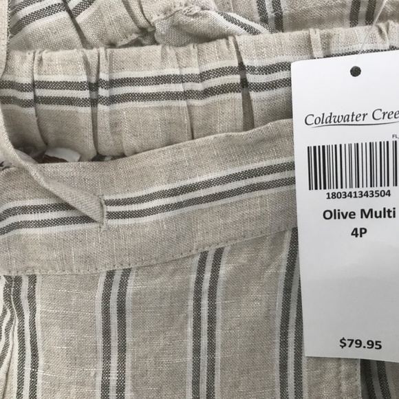 100% Linen Ankle Pants - Picture 5 of 6